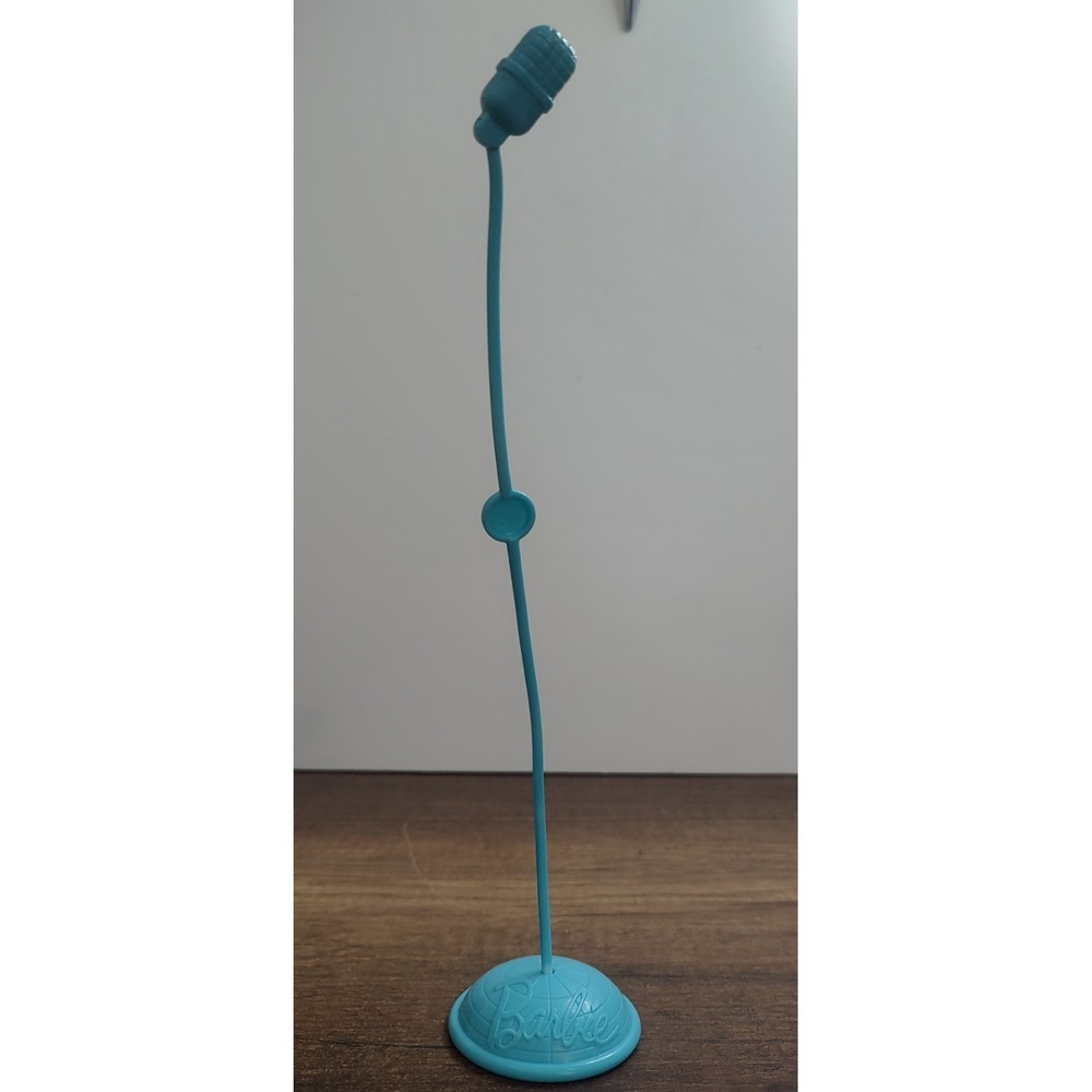 Barbie Standing Microphone Only Teal Z34